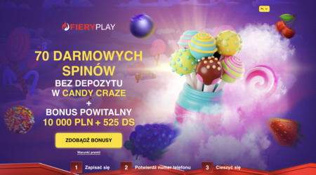 Bonus powitalny w Fiery Play