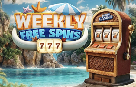 Cotygodniowa porcja darmowych spins z Bison Casino