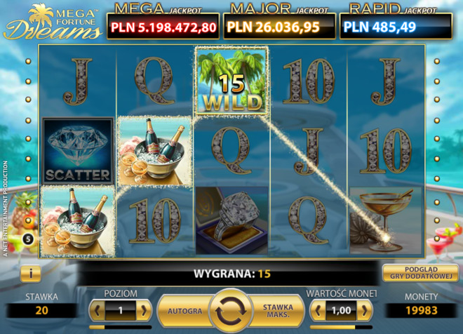 Gra hazardowa Mega Fortune Dreams Gra hazardowa Mega Fortune Dreams