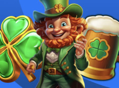 Odbierz 115 free spins z bonusem do 125 % na Św Patryka