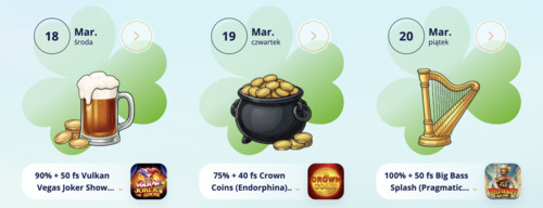 Promocja bonusowa Vulkan Vegas na St patrick Day
