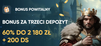 Trzeci bonus dla nowych graczy Trzeci bonus dla nowych graczy